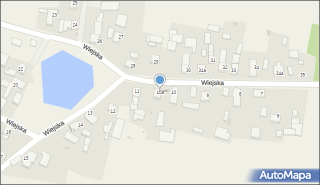 Wiśnicze, Wiejska, 10a, mapa Wiśnicze