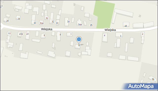 Wiśnicze, Wiejska, 6, mapa Wiśnicze