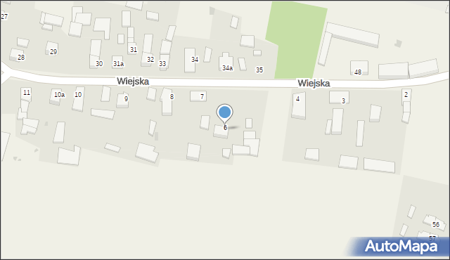 Wiśnicze, Wiejska, 6a, mapa Wiśnicze