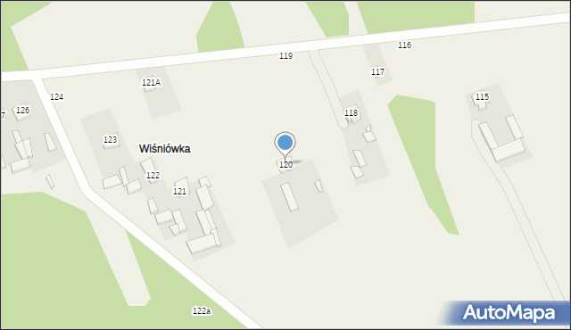 Wiśniew, Wiśniew, 120, mapa Wiśniew