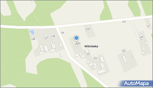 Wiśniew, Wiśniew, 123, mapa Wiśniew