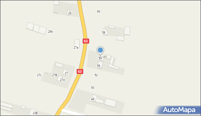 Wiśniew-Kolonia, Wiśniew-Kolonia, 54, mapa Wiśniew-Kolonia