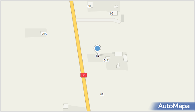 Wiśniew-Kolonia, Wiśniew-Kolonia, 64, mapa Wiśniew-Kolonia
