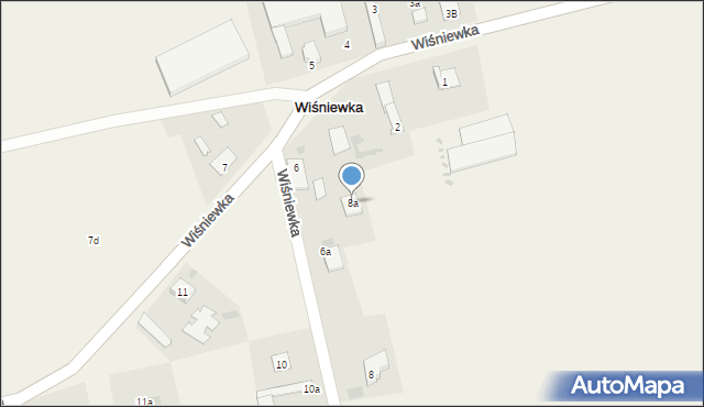 Wiśniewka, Wiśniewka, 8a, mapa Wiśniewka