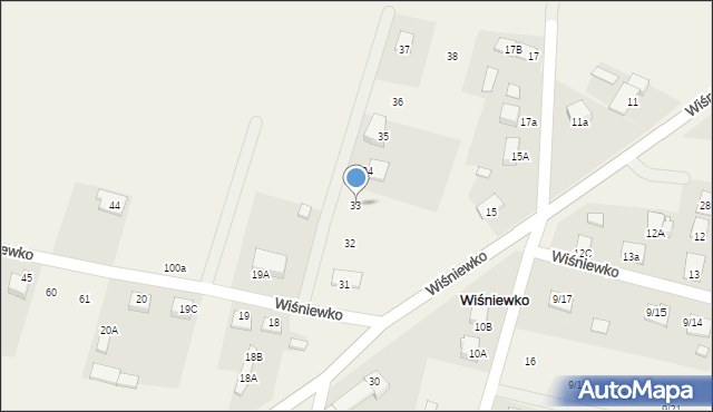 Wiśniewko, Wiśniewko, 33, mapa Wiśniewko