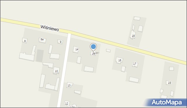 Wiśniewo, Wiśniewo, 15, mapa Wiśniewo