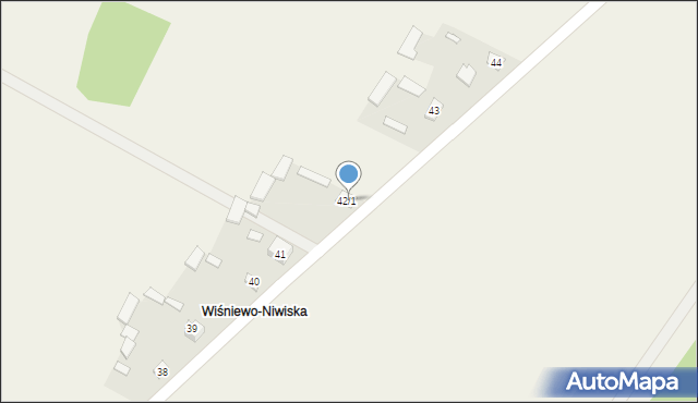 Wiśniewo, Wiśniewo, 42/1, mapa Wiśniewo