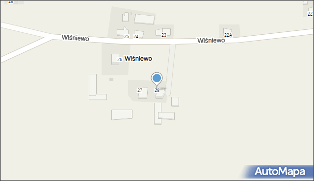 Wiśniewo, Wiśniewo, 28, mapa Wiśniewo