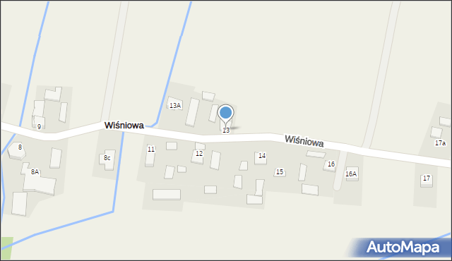 Wiśniowa, Wiśniowa, 13, mapa Wiśniowa