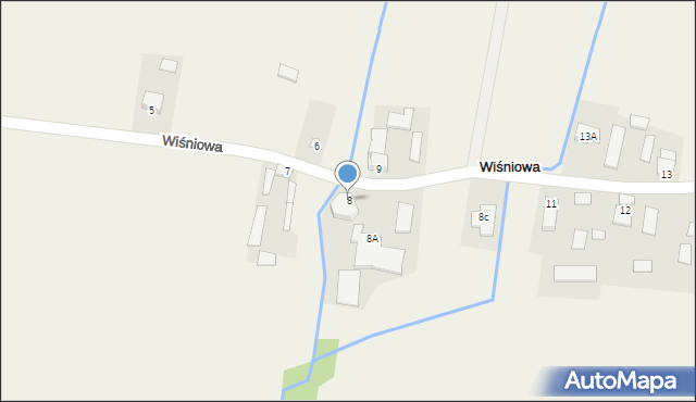 Wiśniowa, Wiśniowa, 8, mapa Wiśniowa