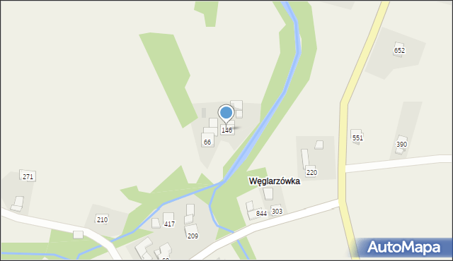 Wiśniowa, Wiśniowa, 146, mapa Wiśniowa