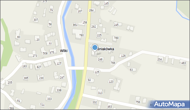 Wiśniowa, Wiśniowa, 449, mapa Wiśniowa