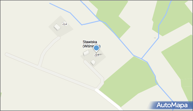 Wiśniowa, Wiśniowa, 215, mapa Wiśniowa