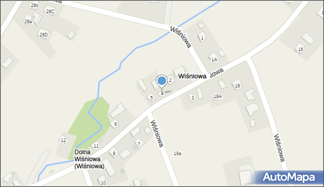 Wiśniowa, Wiśniowa, 4, mapa Wiśniowa