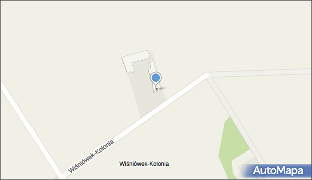 Wiśniówek-Kolonia, Wiśniówek-Kolonia, 8, mapa Wiśniówek-Kolonia