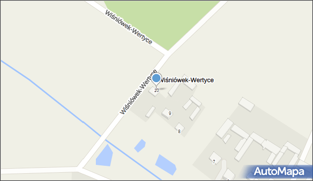 Wiśniówek-Wertyce, Wiśniówek-Wertyce, 10, mapa Wiśniówek-Wertyce