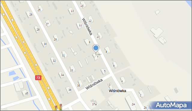 Wiśniówka, Wiśniówka, 7a, mapa Wiśniówka