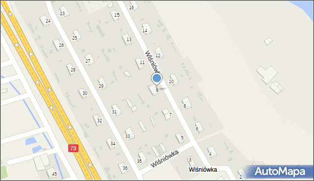 Wiśniówka, Wiśniówka, 9, mapa Wiśniówka