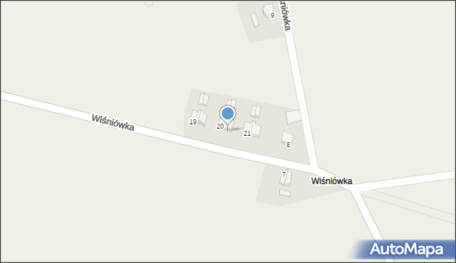 Wiśniówka, Wiśniówka, 20A, mapa Wiśniówka