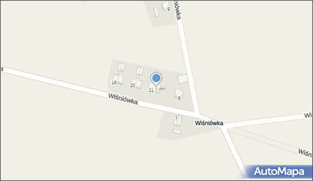 Wiśniówka, Wiśniówka, 21A, mapa Wiśniówka