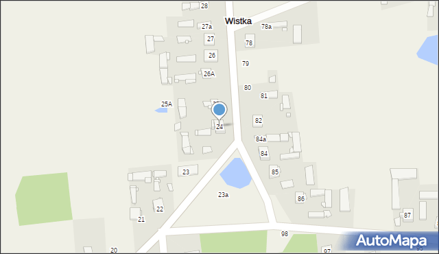 Wistka, Wistka, 24, mapa Wistka