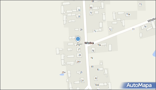 Wistka, Wistka, 27a, mapa Wistka