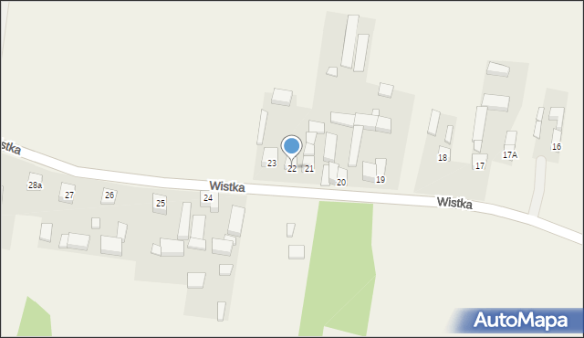 Wistka, Wistka, 22, mapa Wistka