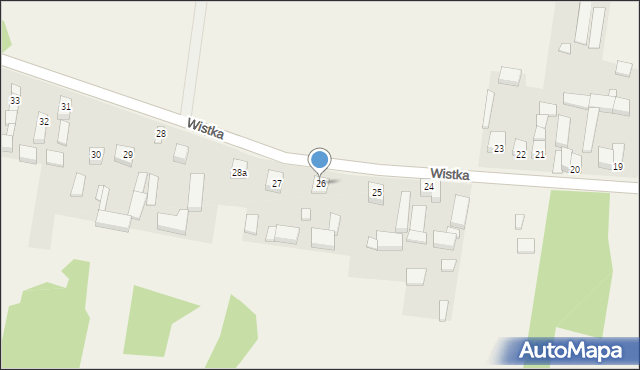 Wistka, Wistka, 26, mapa Wistka