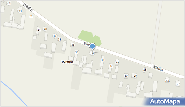 Wistka, Wistka, 34, mapa Wistka