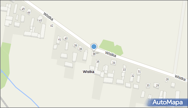 Wistka, Wistka, 36, mapa Wistka