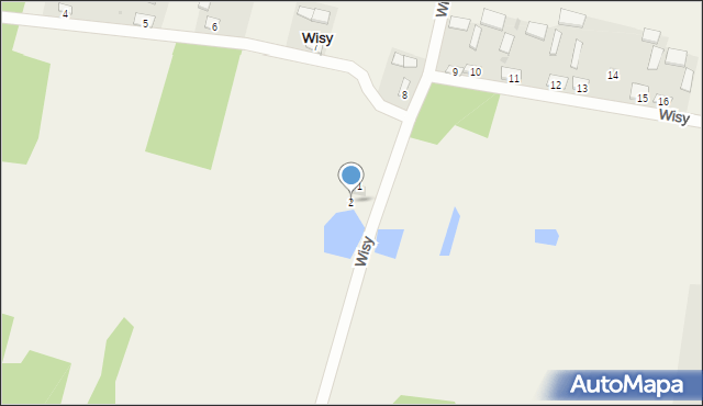 Wisy, Wisy, 2, mapa Wisy