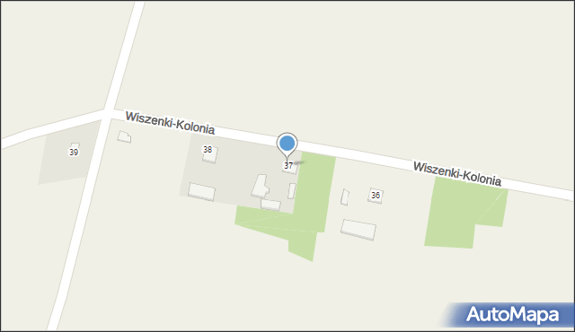 Wiszenki-Kolonia, Wiszenki-Kolonia, 37, mapa Wiszenki-Kolonia