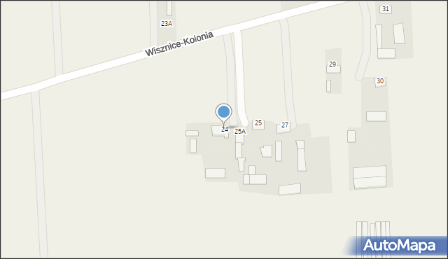 Wisznice-Kolonia, Wisznice-Kolonia, 24, mapa Wisznice-Kolonia