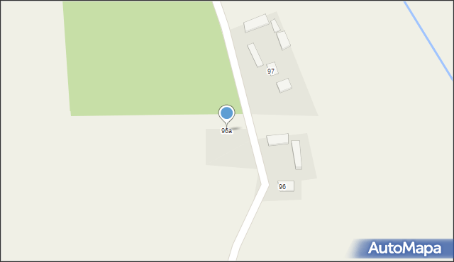 Wisznice-Kolonia, Wisznice-Kolonia, 96a, mapa Wisznice-Kolonia
