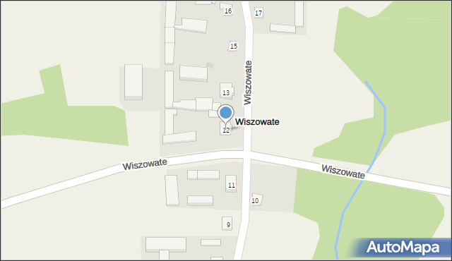 Wiszowate, Wiszowate, 12, mapa Wiszowate