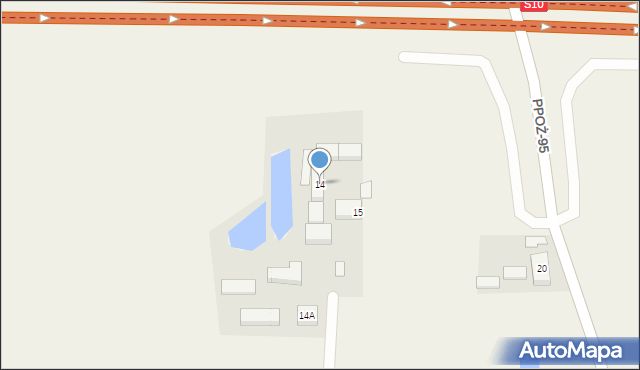 Witankowo, Witankowo, 14, mapa Witankowo