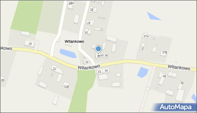 Witankowo, Witankowo, 35, mapa Witankowo