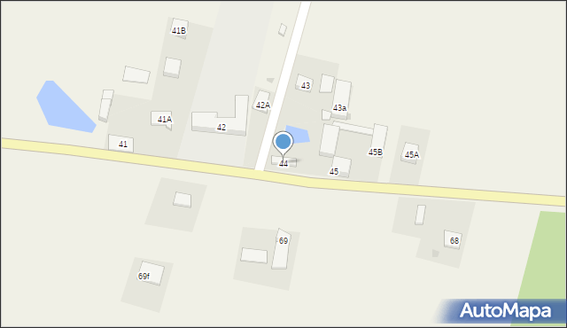 Witankowo, Witankowo, 44, mapa Witankowo