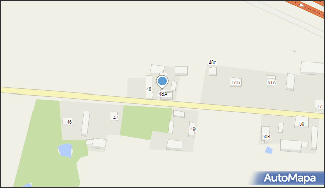 Witankowo, Witankowo, 48A, mapa Witankowo