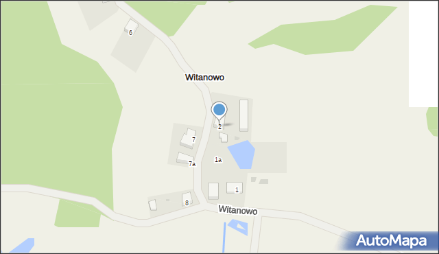 Witanowo, Witanowo, 2, mapa Witanowo