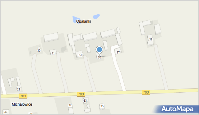 Witaszewice, Witaszewice, 36, mapa Witaszewice