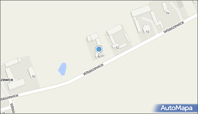 Witaszewice, Witaszewice, 51, mapa Witaszewice