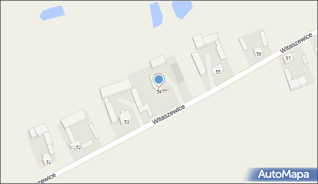 Witaszewice, Witaszewice, 54, mapa Witaszewice