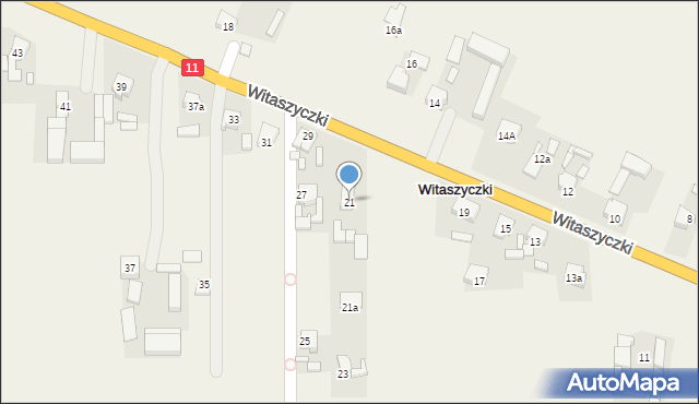 Witaszyczki, Witaszyczki, 21, mapa Witaszyczki