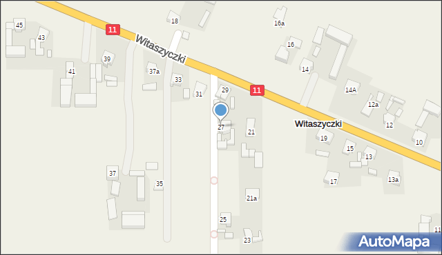 Witaszyczki, Witaszyczki, 27, mapa Witaszyczki