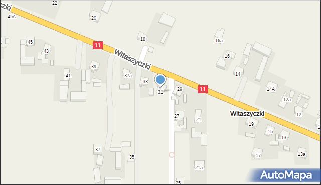 Witaszyczki, Witaszyczki, 31, mapa Witaszyczki