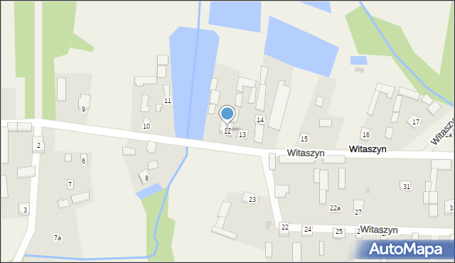 Witaszyn, Witaszyn, 12, mapa Witaszyn