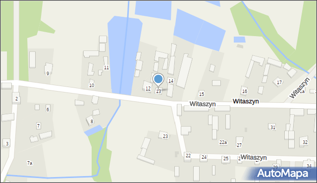 Witaszyn, Witaszyn, 13, mapa Witaszyn