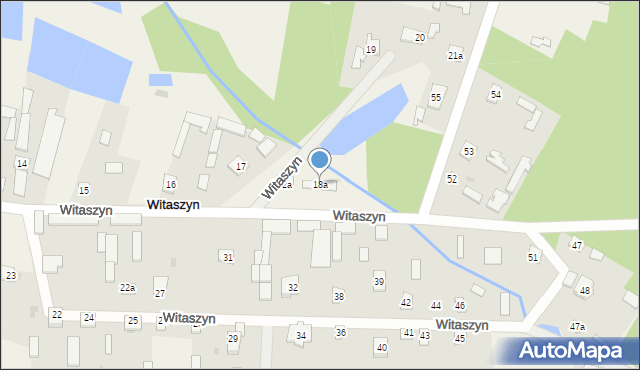 Witaszyn, Witaszyn, 18a, mapa Witaszyn