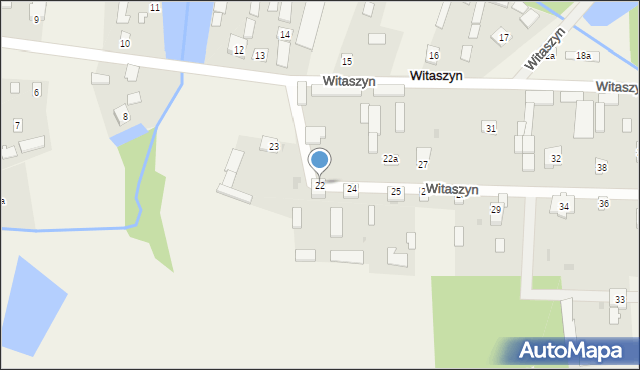 Witaszyn, Witaszyn, 22, mapa Witaszyn